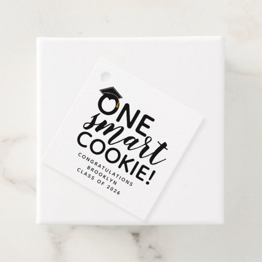 Eine Smart Cookie Absolventin Geschenkanhänger (Beispiel)