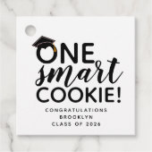 Eine Smart Cookie Absolventin Geschenkanhänger (Vorderseite)