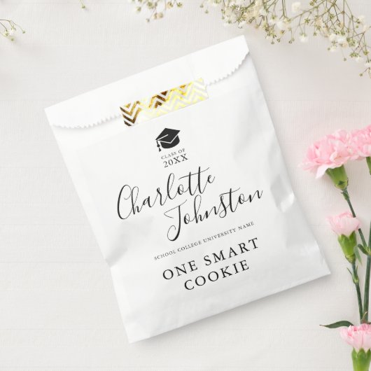 Eine Smart Cookie Elegante Script Graduation Party Geschenktütchen (Versiegelt)