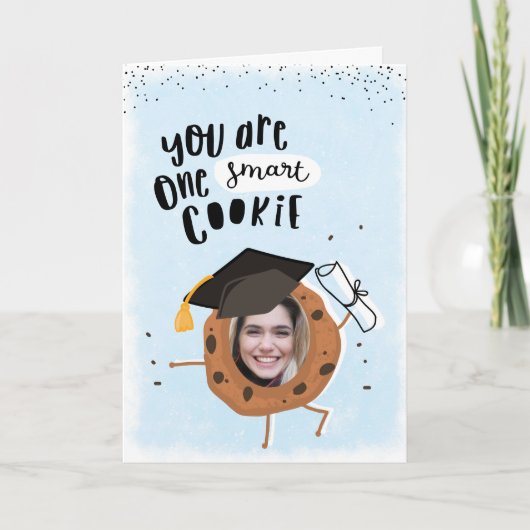 Eine Smart Cookie Funny Foto Abschluss Card Karte (Vorderseite)