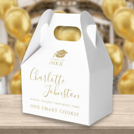 Eine Smart Cookie Gold Script Graduation Party Geschenkschachtel
