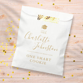 Eine Smart Cookie Gold Script Graduation Party Geschenktütchen