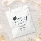 Eine Smart Cookie Marine Blue Abschlussfeier Geschenktütchen (Ausgeschnitten)
