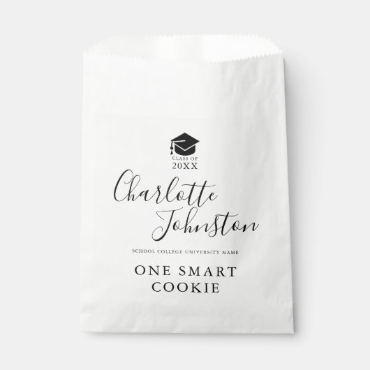 Eine Smart Cookie Signature Script Graduation Part Geschenktütchen (Vorderseite)