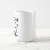 Eine sneaky Katze 01 Kaffeetasse (Mittel)