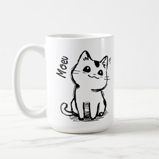 Eine sneaky Katze 01 Kaffeetasse (Links)