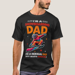 Eine Snowboarding-Vater-Definition Viel Kühler Lus T-Shirt