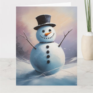 Eine Snowy Daydream Card Karte