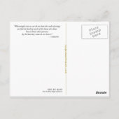 Eine so blaue Postkarte (Rückseite)