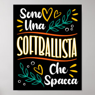 Eine Softlistin, die Softlist-Geschenke knackt Fra Poster