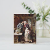 Eine Söhne Hingabe, 1868 (Öl auf Leinwand) Postkarte (Stehend Vorderseite)