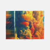 Eine solche Schönheit im Herbst Fleecedecke (Vorderseite (Horizontal))