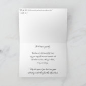 "Eine Somber-Ansammlung" Sympathiekarte Karte (Innenseite)