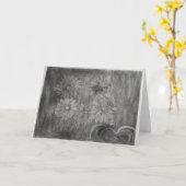 "Eine Somber-Ansammlung" Sympathiekarte Karte (Gelbe Blume)