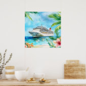 Eine Sommerkreuzfahrt Poster (Küche)
