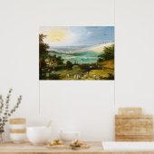 Eine sommerliche Landschaft in der Ernte - Joos de Poster (Küche)