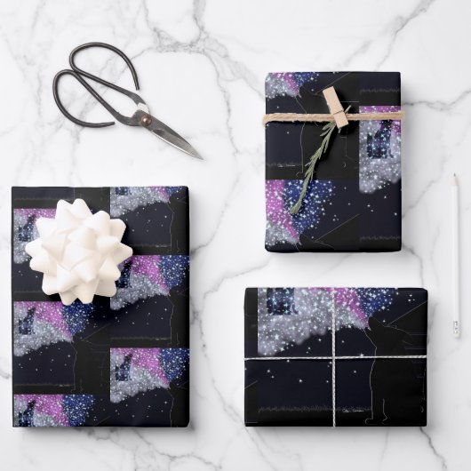 Eine Sommernacht mit Sirius Geschenkpapier Set (Vorderseite)