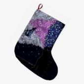 Eine Sommernacht mit Sirius Großer Weihnachtsstrumpf (Vorderansicht (hängend))