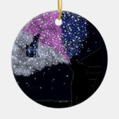 Eine Sommernacht mit Sirius Keramik Ornament (Vorne)