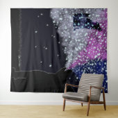 Eine Sommernacht mit Sirius Wandteppich (Beispiel (Horizontal))