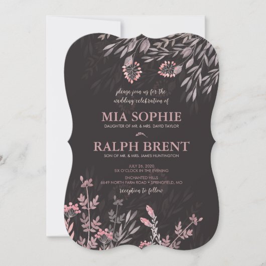 Eine Sommernachtsfeier Einladung (Vorderseite)