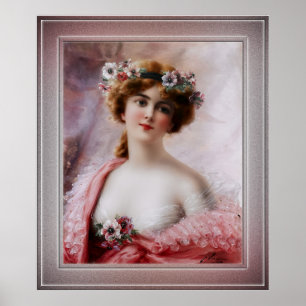 Eine Sommerzeit-Beauty von Emile Vernon Poster