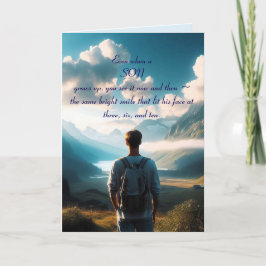 EINE SON BIRTHDAY CARD DANKESKARTE