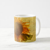 Eine Sonnenblume Kaffeetasse (VorderseiteRechts)
