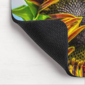 Eine Sonnenblumenmaus Mousepad (Ecke)