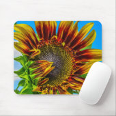 Eine Sonnenblumenmaus Mousepad (Mit Mouse)