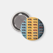 Eine Sonnenbrille Magnet, cooles Abzeichen Magnet (Vorderseite/Rückseite)