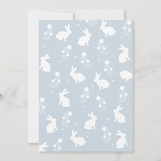 Eine sonnige Blütendusche Einladung (Rückseite)