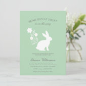 Eine sonnige Blütendusche Einladung (Stehend Vorderseite)