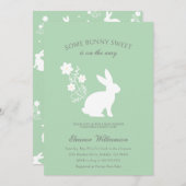 Eine sonnige Blütendusche Einladung (Vorne/Hinten)