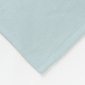 Eine sonnige Disposition Fleece Blanket (Light Blu (Ecke)