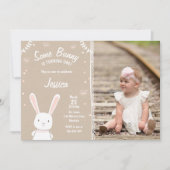 Eine sonnige Osterfrühlingssonne zum Geburtstag Einladung (Vorderseite)