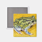 Eine Spadefußtote Magnet (Vorderseite/Rückseite)