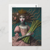 Eine Spargelfee Postkarte (Vorne/Hinten)