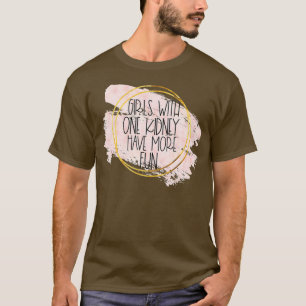 Eine Spenderin Transplantation Mädchen Kinderkran T-Shirt