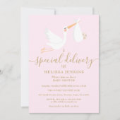 Eine spezielle Baby-Dusche für den Lieferwagen Pin Einladung (Vorderseite)