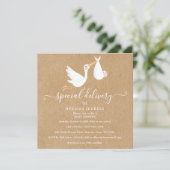 Eine spezielle Baby-Dusche / Sprinkle Einladung (Stehend Vorderseite)