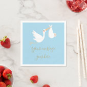 Eine spezielle Baby-Dusche/Sprinkle Serviette (Beispiel)