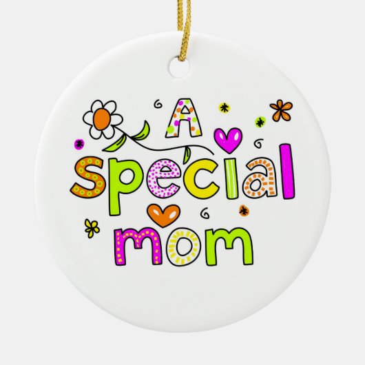 Eine spezielle Mama Keramik Ornament (Vorne)