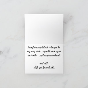 Eine Spiegelkarte 111 - Sie können die Qualität be Dankeskarte