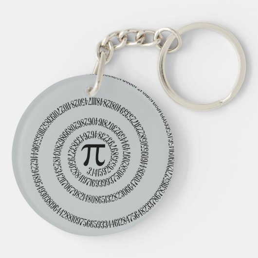 Eine Spirale für PU-Klicken fertigen Schlüsselanhänger (Rückseite)