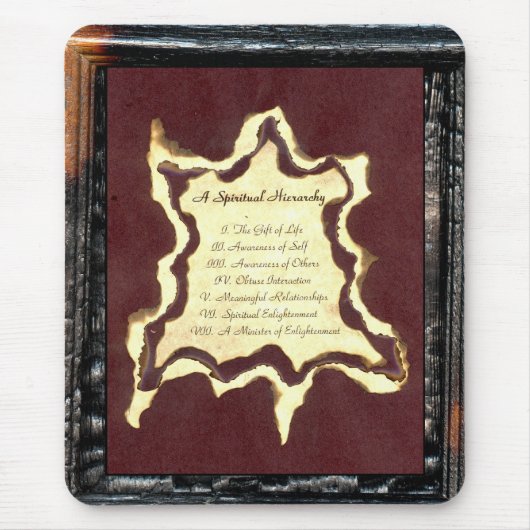 Eine spirituelle Hierarchie Mousepad (Vorne)