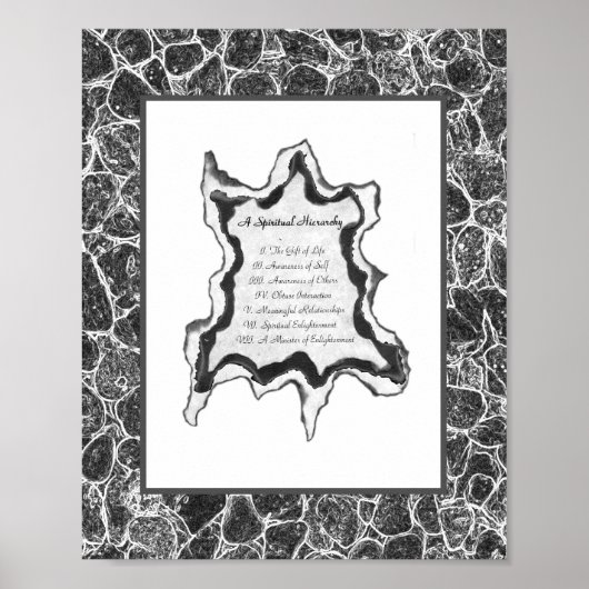 Eine spirituelle Hierarchie Poster (Vorne)
