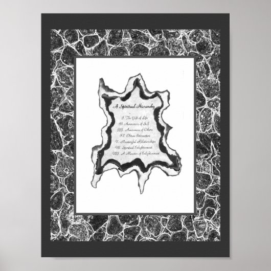 Eine spirituelle Hierarchie Poster (Vorne)