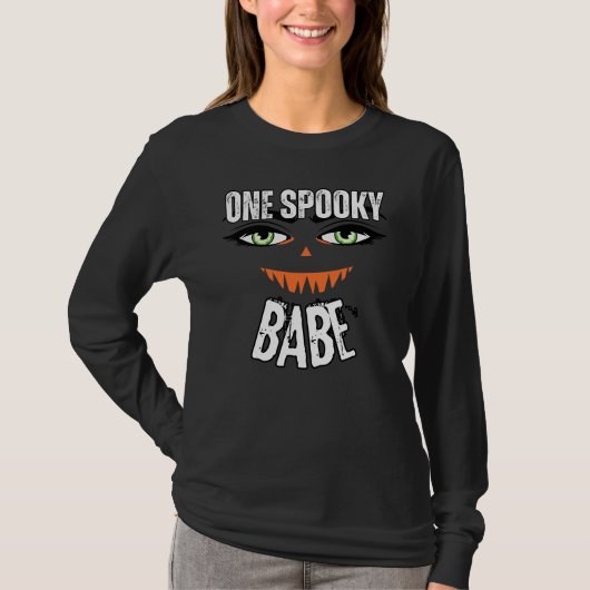 Eine Spooky Babe.b T-Shirt (Vorderseite)