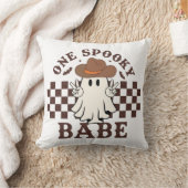 Eine Spooky Babe Western Cowgirl Baby Birthday Kissen (Decke)
